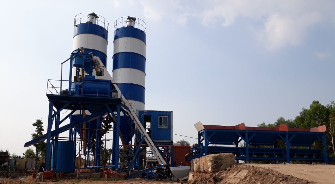 trạm trộn bê tông 45m3/h