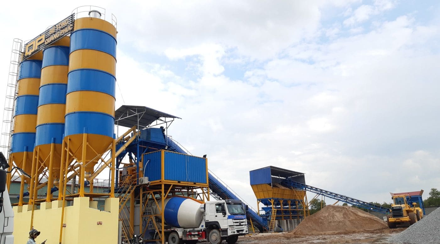trạm trộn bê tông 90m3/h