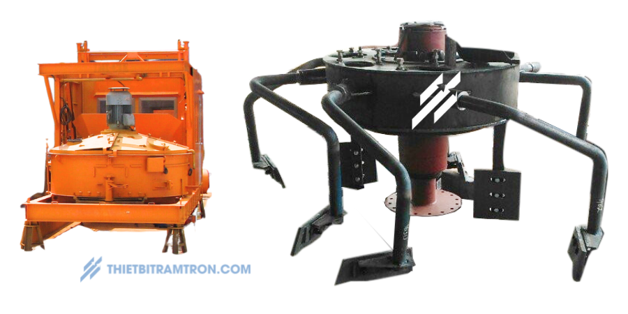 cối trộn trục đứng 60