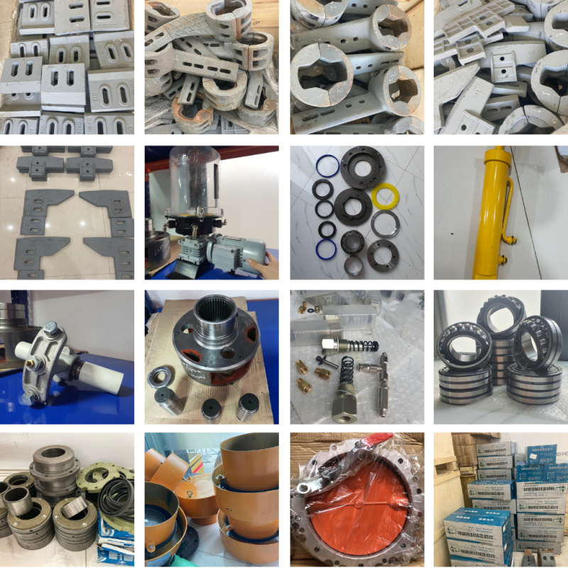 thiết bị trạm trộn và phụ tùng cối trộn