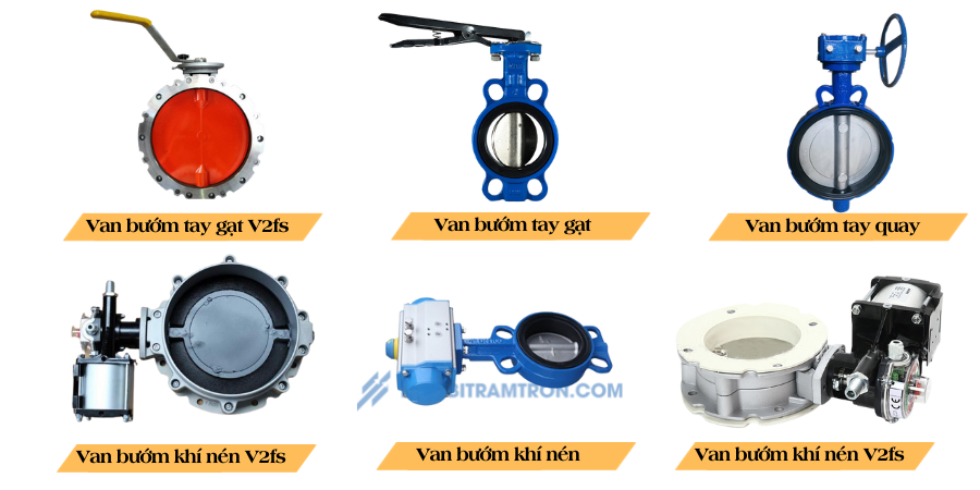 Van bướm khí nén