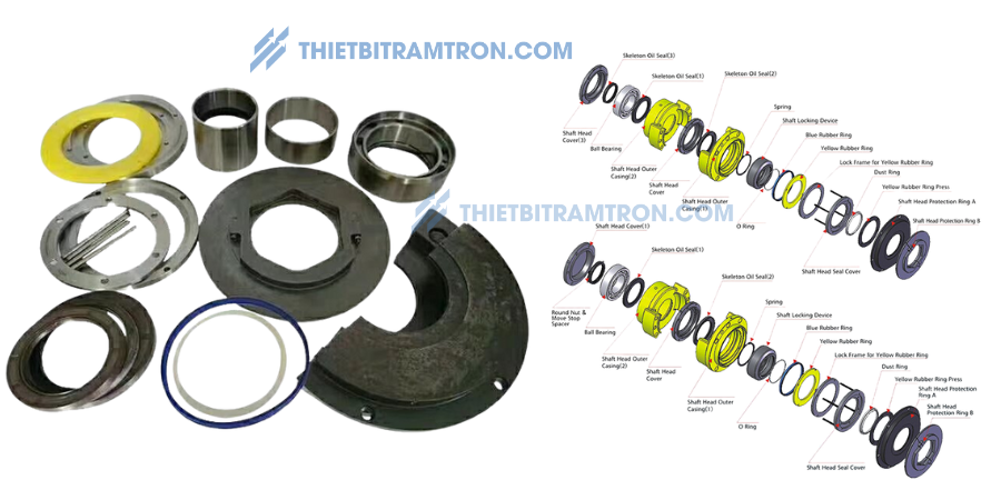 Bộ làm kín cối trộn sicoma 3000/2000